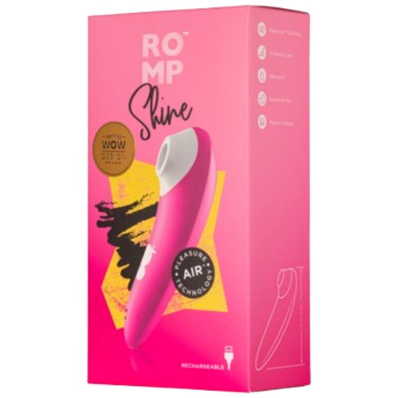 ROMP - SHINE X SUCCION CLITORIALE 10 NIVEAUX ROSE - Image 9