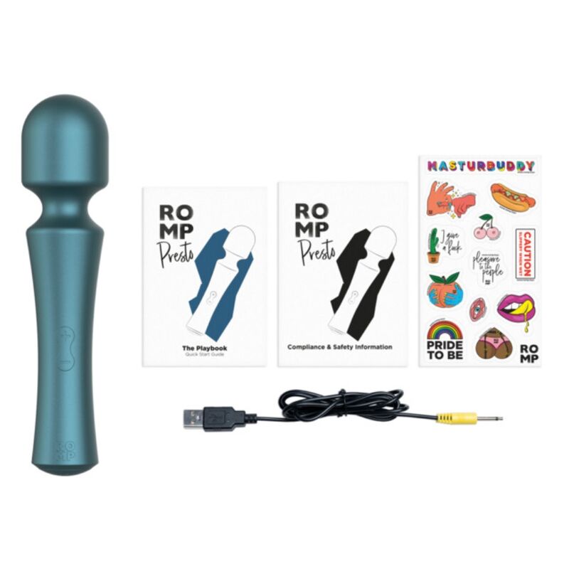 ROMP - PRESTO MINI VIBRATEUR À TÊTE FLEXIBLE VERTE - Image 12