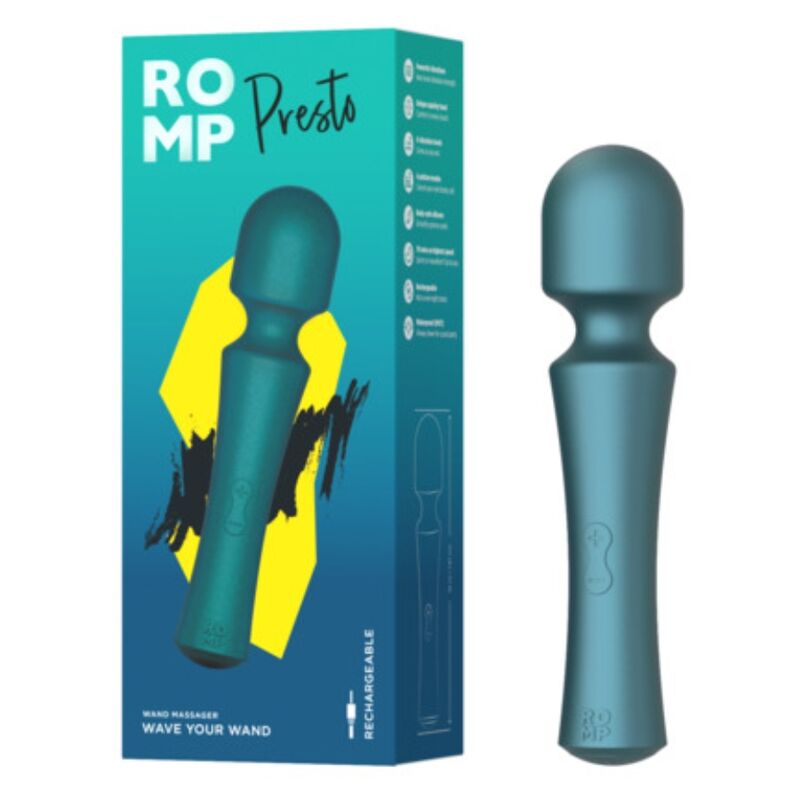 ROMP - PRESTO MINI VIBRATEUR À TÊTE FLEXIBLE VERTE - Image 7