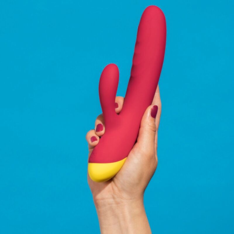 ROMP - JAZZ RECHARGEABLE RABBIT VIBRATOR RED - Image 10