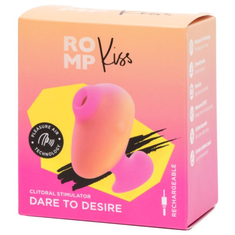 ROMP - KISS VIBRATEUR À DOIGTS RECHARGEABLE À SUCCION CLITORIALE - Image 10