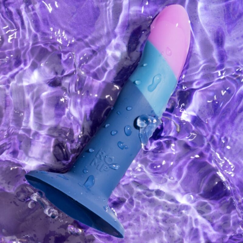 Romp - Piccolo Silicone Dildo With Tricolor Suction Cup 14 Cm - Image 11