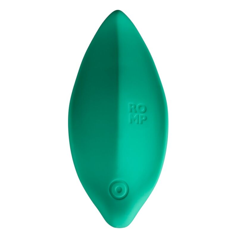 ROMP - VIBRATEUR WAVE STIMULATEUR CLITORIAL FORME ERGONOMIQUE VERT D'EAU - Image 3