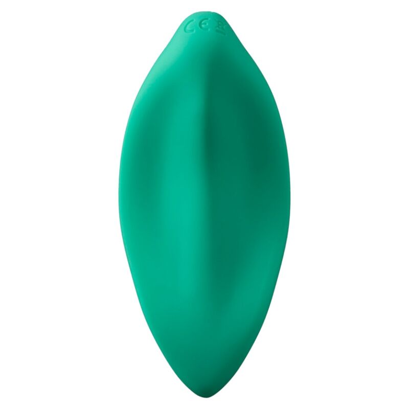 ROMP - VIBRATEUR WAVE STIMULATEUR CLITORIAL FORME ERGONOMIQUE VERT D'EAU - Image 4