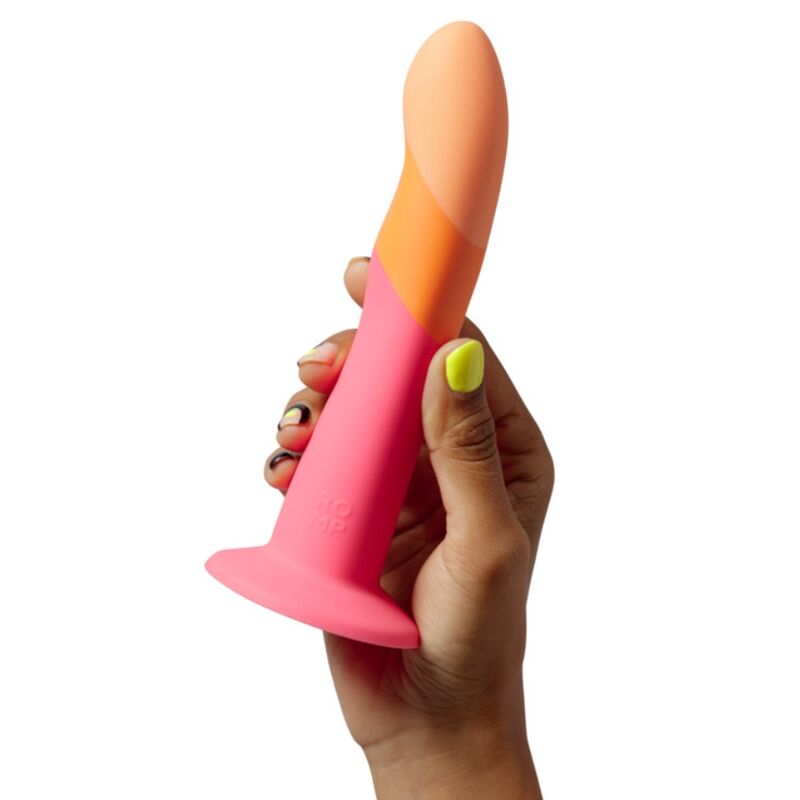 ROMP - DIZI GODEMICHET EN SILICONE AVEC VENTOUSE TRICOLÉ 18 CM - Image 5