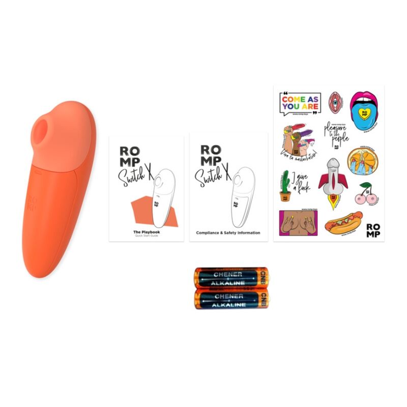 ROMP - SWITCH X CLITORAL STIMULATOR 6 LEVELS ORANGE - Image 13