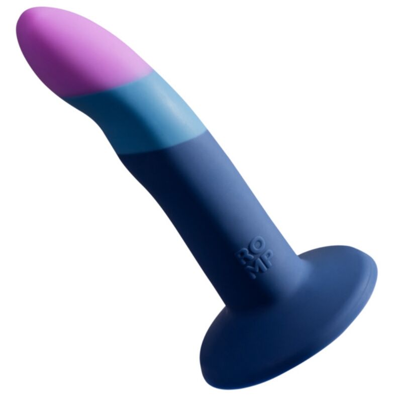 ROMP - PICCOLO GODEMICHET EN SILICONE AVEC VENTOUSE TRICOLORE 14 CM - Image 3