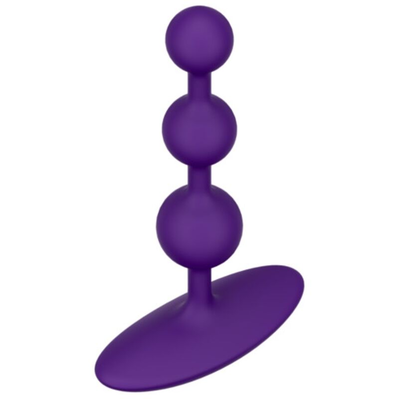 ROMP - AMP PURPLE FLEXIBLE SILICONE ANAL BEADS 12.5 CM PURPLE - Image 3