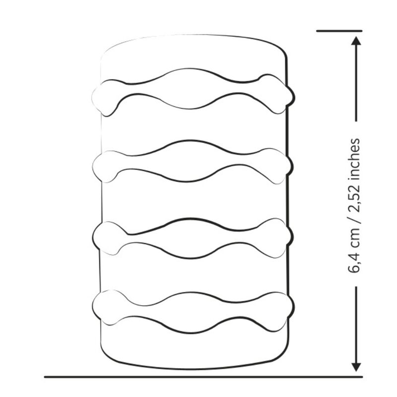 ROMP - MOSH MASTURBATEUR MÂLE TRANSPARENT AVEC GAINE RÉVERSIBLE DE 6 CM - Image 8