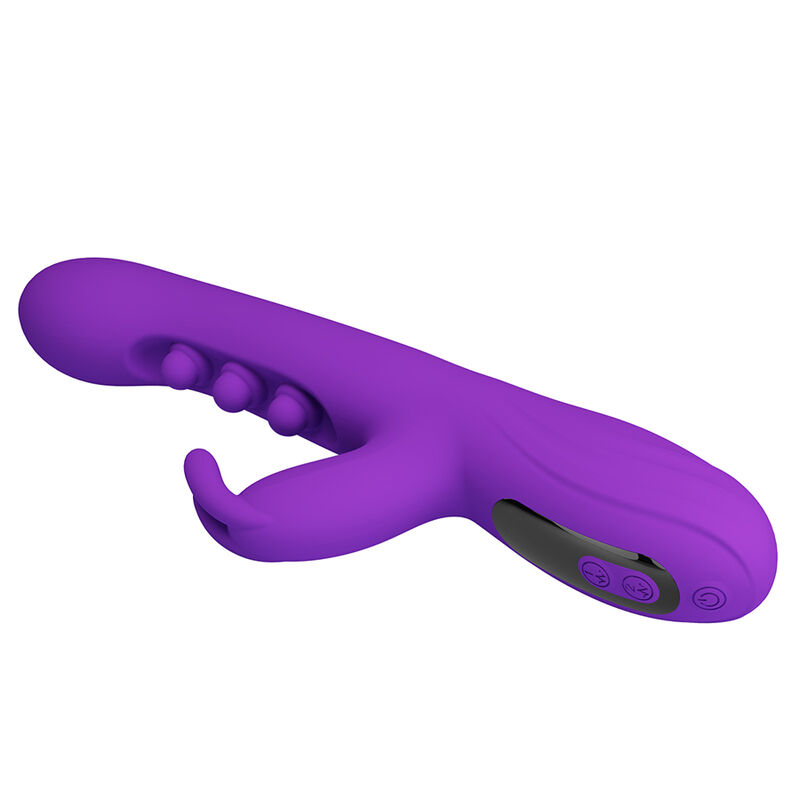Pretty Love - Sabien Rabbit Vibrator With Tapping Stimulation And Purple Led - Image 5
