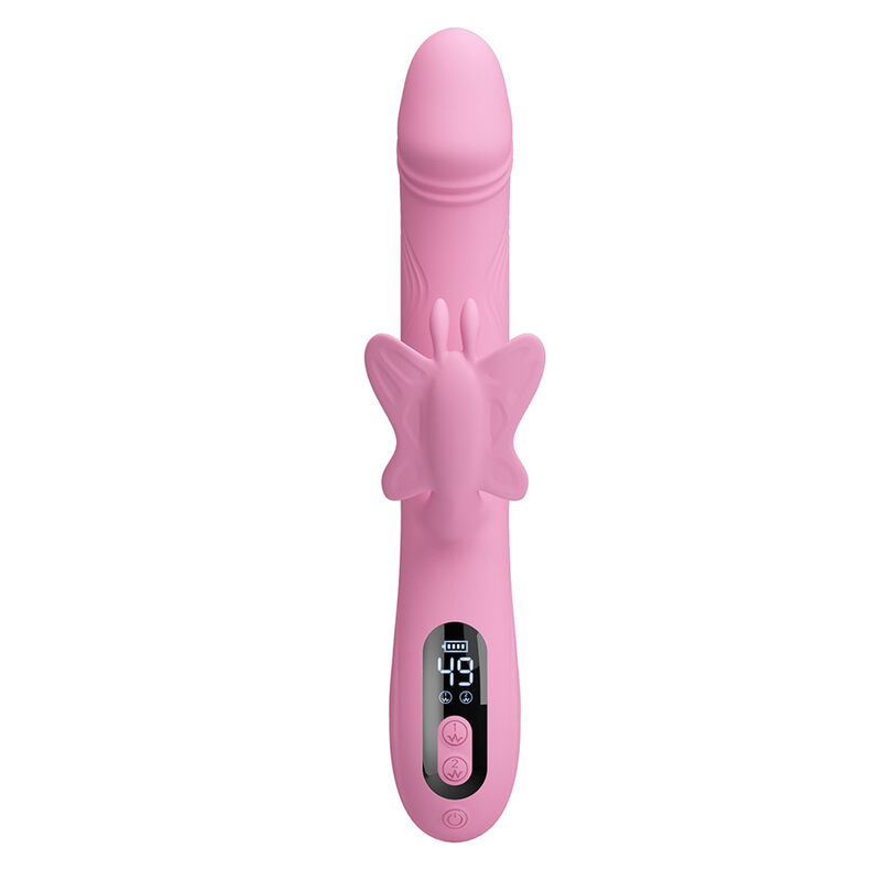 Pretty Love - Vibrateur Bella Rabbit Avec Stimulation Papillon Et Led Rose - Image 3