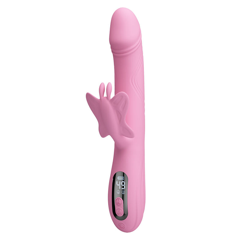 Pretty Love - Vibrateur Bella Rabbit Avec Stimulation Papillon Et Led Rose - Image 4