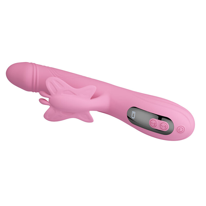 Pretty Love - Vibrateur Bella Rabbit Avec Stimulation Papillon Et Led Rose - Image 8