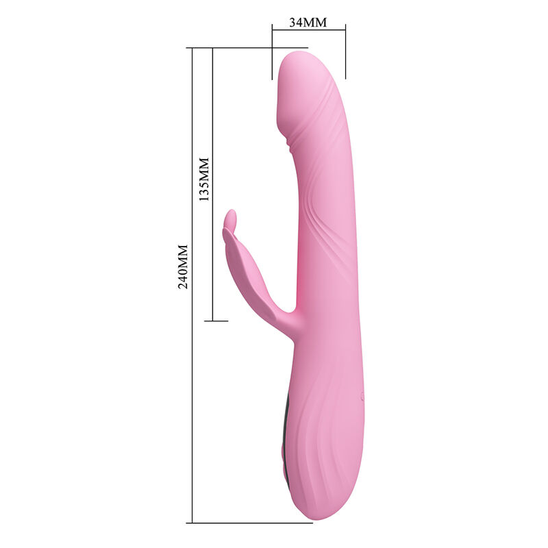 Pretty Love - Vibrateur Bella Rabbit Avec Stimulation Papillon Et Led Rose - Image 10