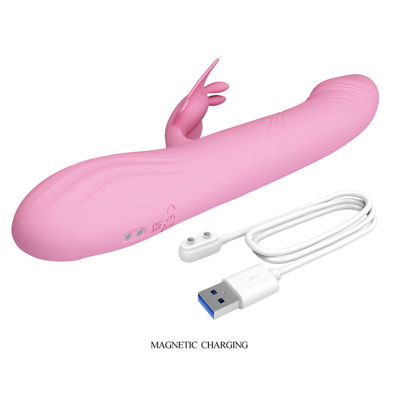 Pretty Love - Vibrateur Bella Rabbit Avec Stimulation Papillon Et Led Rose - Image 11