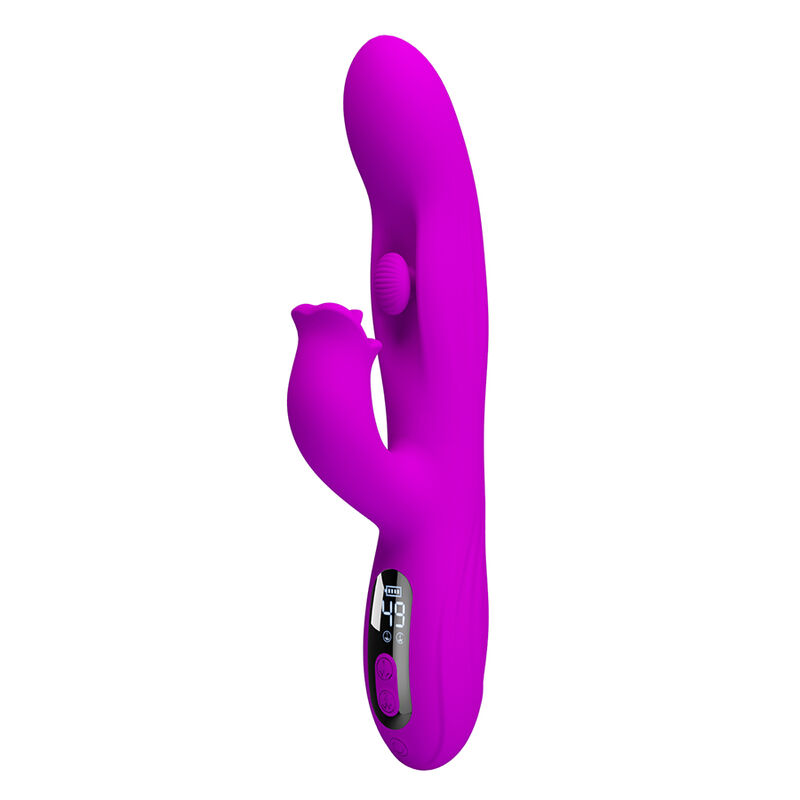 Pretty Love - Vibrateur Oscillant Lapin Yalanda Avec Affichage Led Violet - Image 5