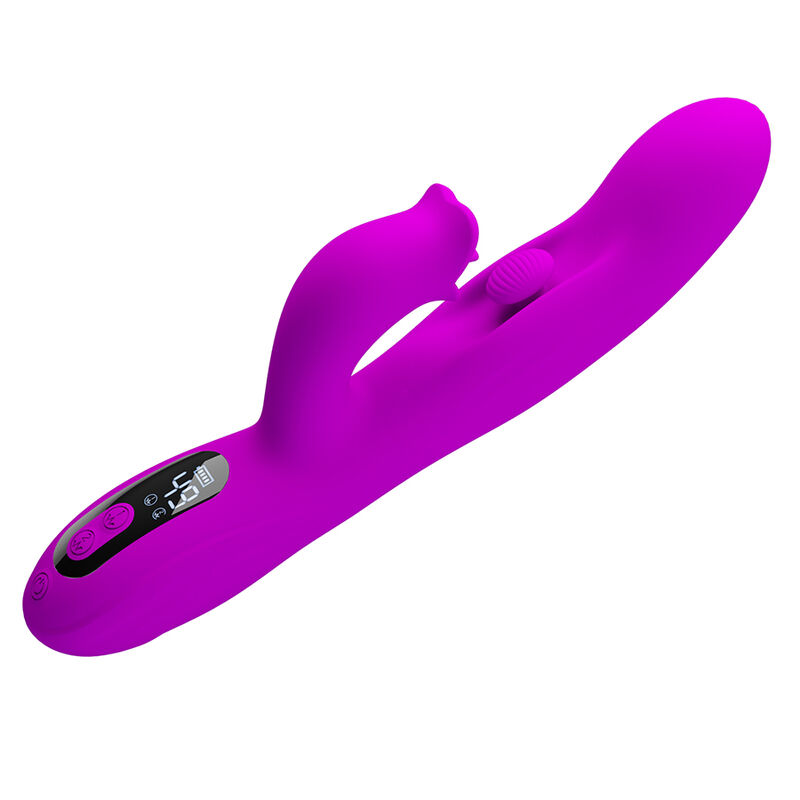 Pretty Love - Vibrateur Oscillant Lapin Yalanda Avec Affichage Led Violet - Image 6