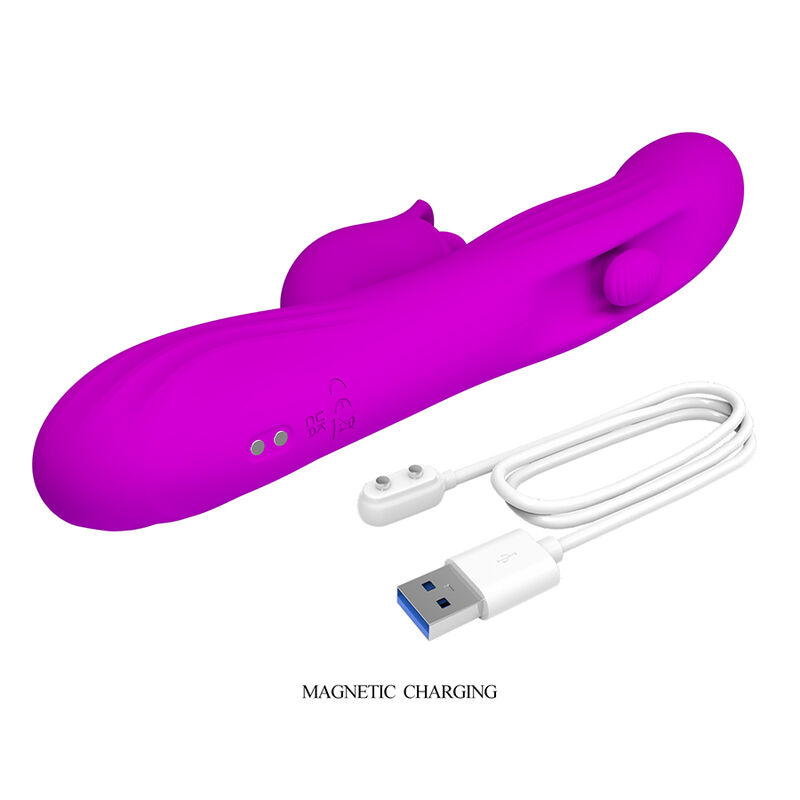 Pretty Love - Vibrateur Oscillant Lapin Yalanda Avec Affichage Led Violet - Image 11