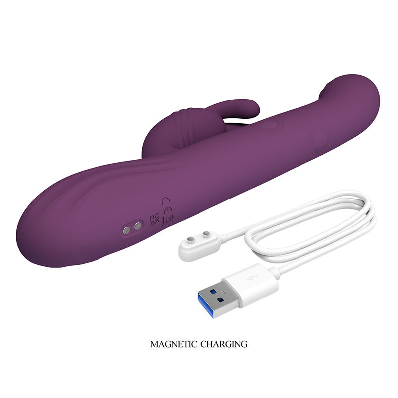 Pretty Love - Dee Vibrateur Lapin Multifonction Oscillant Et À Percussion Violet - Image 6