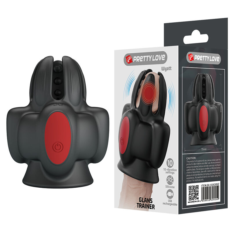 PRETTY LOVE - WYATT MASTURBATEUR AUTOMATIQUE RECHARGEABLE - ENTRAÎNEUR DE CLASSE - Image 3
