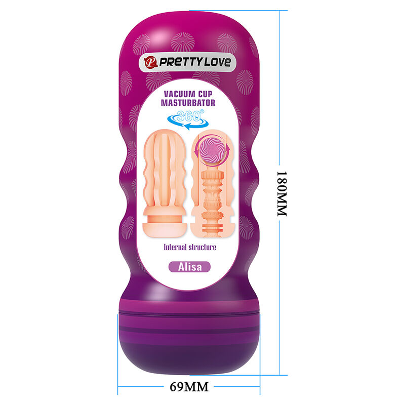 Pretty Love - Masturbateur Lissant Vaginal Avec Ventouse Et Textures Internes - Image 7