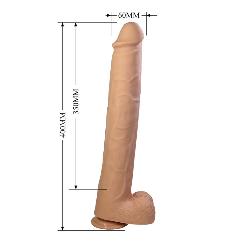 Pretty Love - Pat Flexible Realistic Dildo With Suction Cup Flesh 40 Cm -Ø- 6 Cm - Image 6