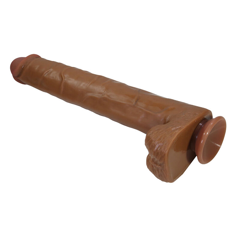 Pretty Love - Pat Realistic Flexible Dildo With Suction Cup 40 Cm -Ø- 6 Cm Brown - Image 5