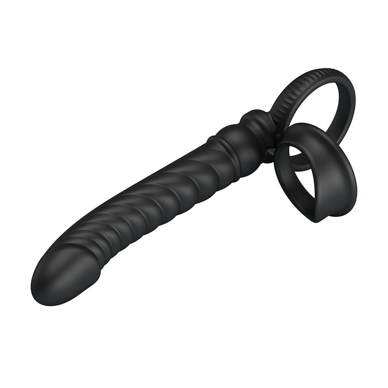 PRETTY LOVE - VIBRATEUR ANAL MERRITT AVEC ANNEAU ET VIBRATION NOIR