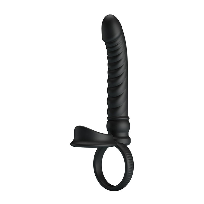 Pretty Love - Vibrateur Anal Merritt Avec Anneau Et Vibration Noir - Image 4