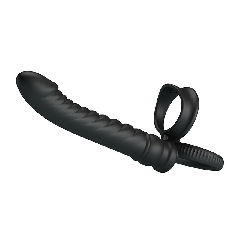 Pretty Love - Vibrateur Anal Merritt Avec Anneau Et Vibration Noir - Image 5