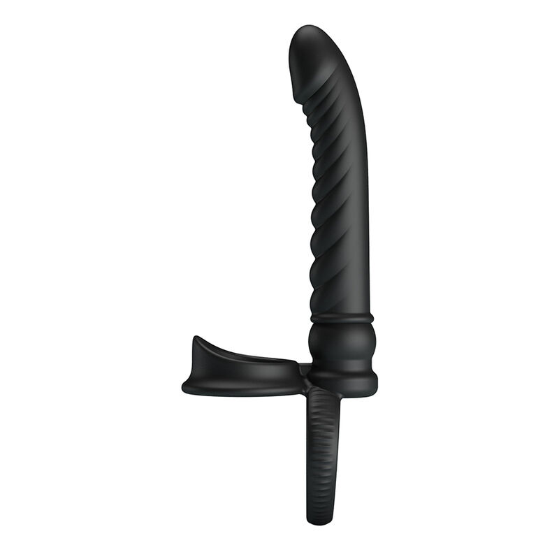 Pretty Love - Vibrateur Anal Merritt Avec Anneau Et Vibration Noir - Image 6