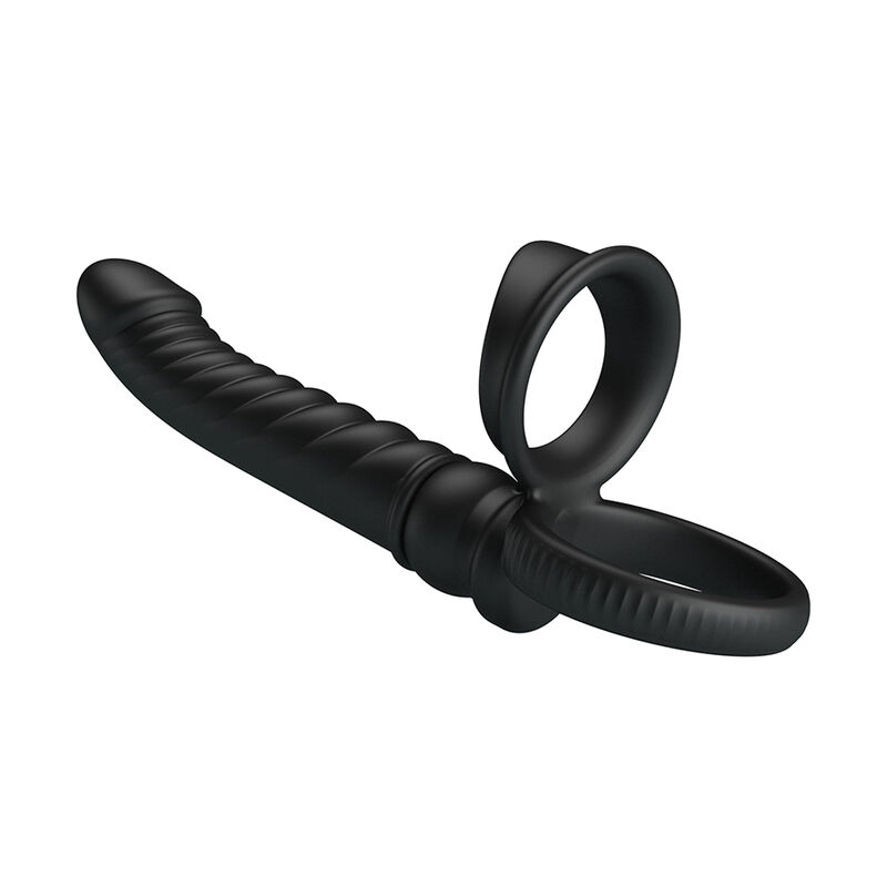 Pretty Love - Vibrateur Anal Merritt Avec Anneau Et Vibration Noir - Image 8