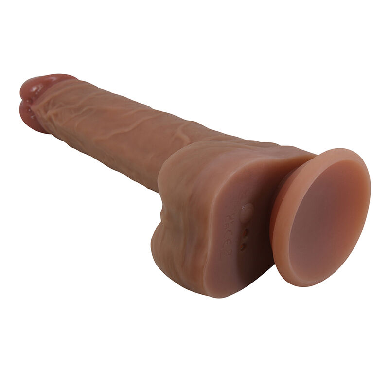 Pretty Love - Jonathan Realistic Thrusting Vibrator With Remote Control Brown - Image 3