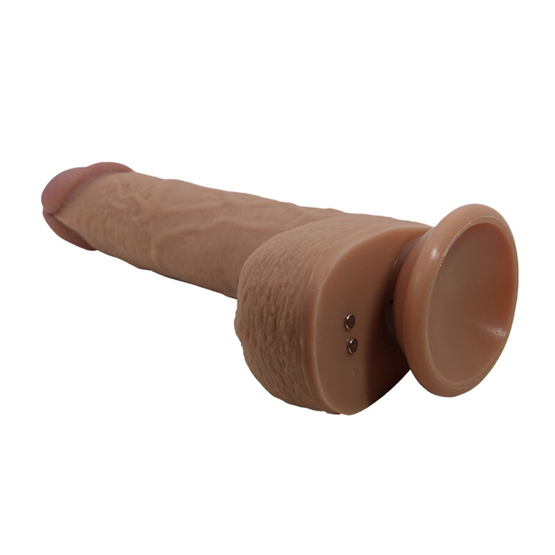 Pretty Love - Tommy Realistic Thrusting Vibrator With Remote Control Dark Brown - Image 3