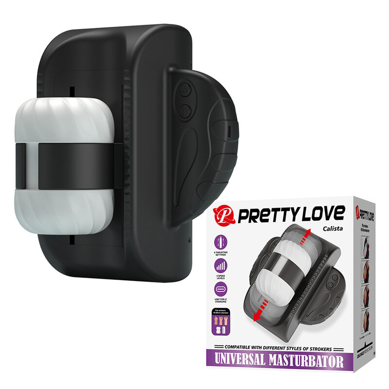 PRETTY LOVE - CALISTA MASTURBATEUR AUTOMATIQUE UNIVERSEL NOIR - Image 3