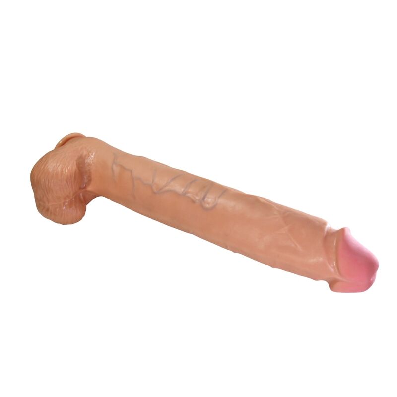 Pretty Love - Rael Flexible Realistic Dildo With Suction Cup 40 Cm -Ø- 6 Cm Brown - Image 3