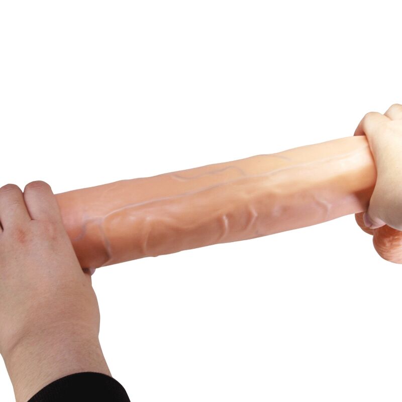 Pretty Love - Rael Flexible Realistic Dildo With Suction Cup 40 Cm -Ø- 6 Cm Brown - Image 5