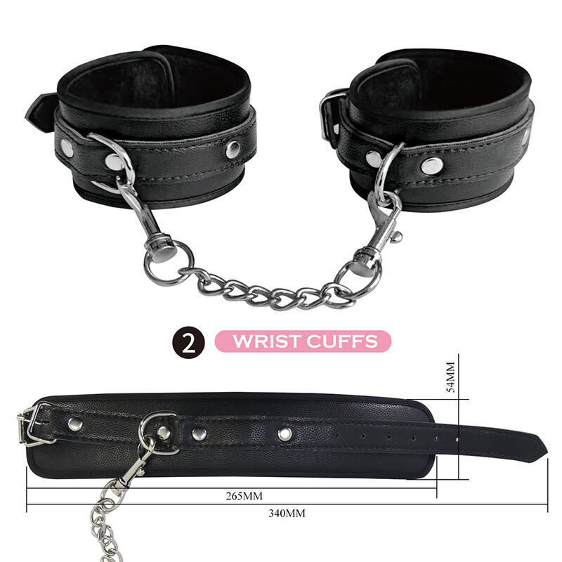 PRETTY LOVE - KIT BDSM 8 PIÈCES NOIR - Image 6