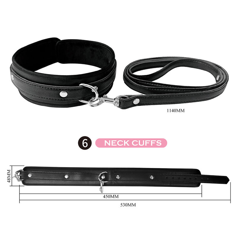 PRETTY LOVE - KIT BDSM 8 PIÈCES NOIR - Image 10