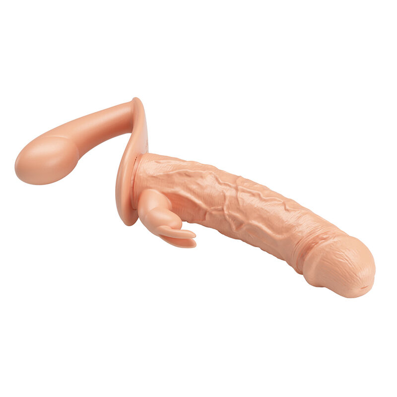 Baile - Charlotte Hollow Double Penetration Strap-On Flesh - Image 8