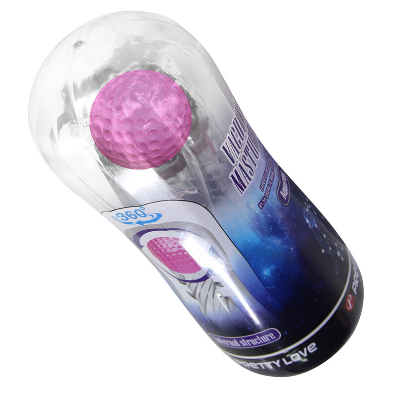 Pretty Love  - Coupe De Masturbation Texturée À 360° Transparente - Image 3