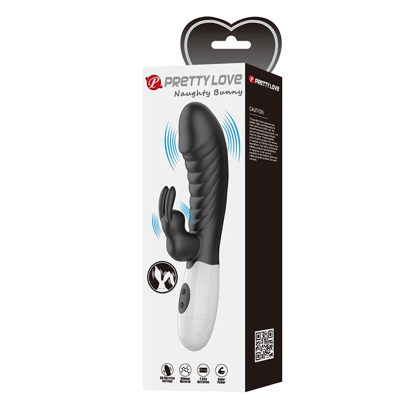 Pretty Love - Vibrateur Lapin Naughty Bunny 30 Fonctions Noir - Image 12
