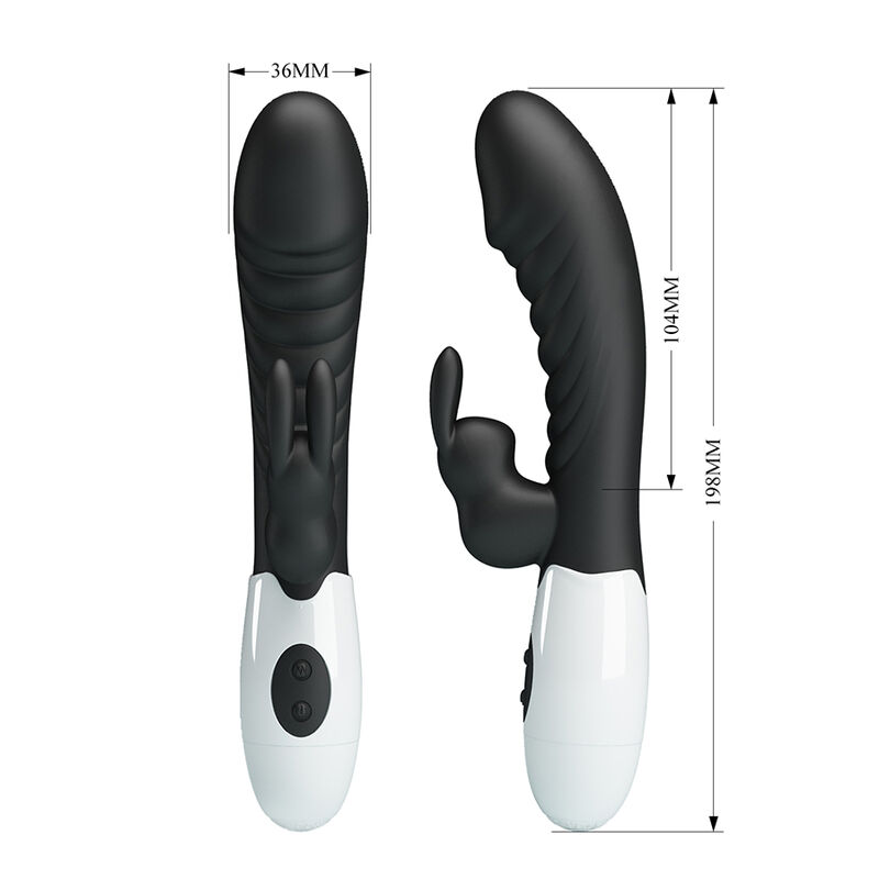 Pretty Love - Vibrateur Lapin Naughty Bunny 30 Fonctions Noir - Image 9