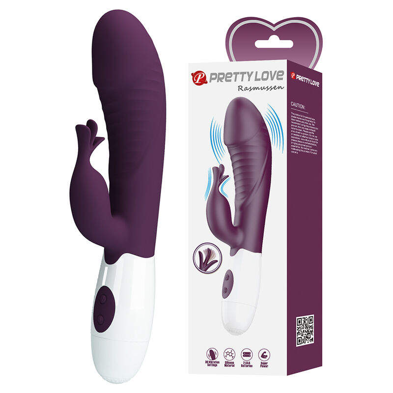 Pretty Love - Vibrateur Lapin Rogue Muse 30 Fonctions Violet
