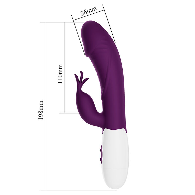 Pretty Love - Vibrateur Lapin Rogue Muse 30 Fonctions Violet - Image 6