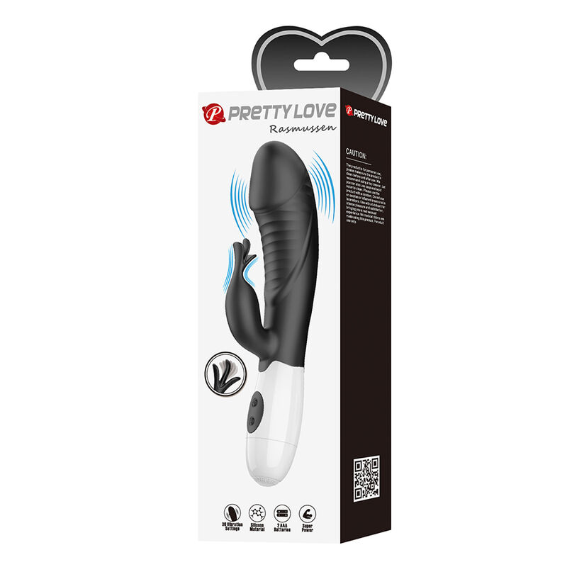 Pretty Love - Rasmussen Vibrateur Lapin 30 Fonctions Noir - Image 12