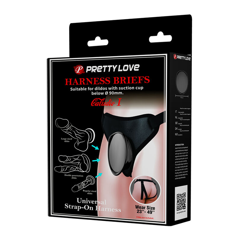 Pretty Love - Harnais Universel À Sangle Noir - Image 7