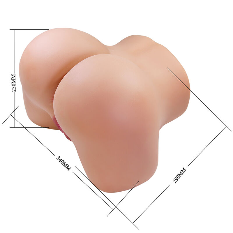 Crazy Bull - Julia Xxl Masturbateur Vibrant Double Vaginal Et Anal Flesh - Image 8