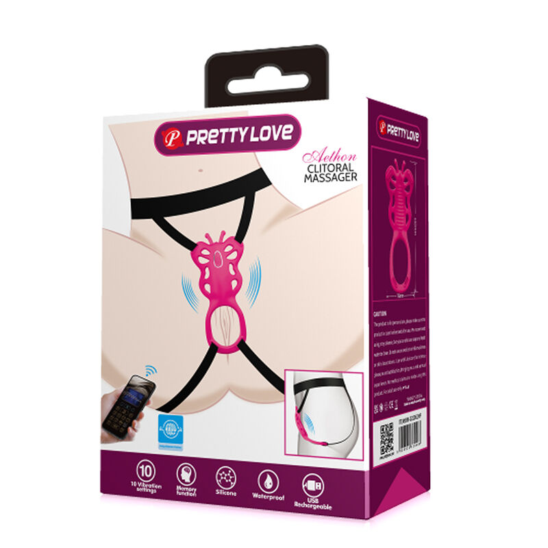 Pretty Love - Butterfly App Control Panty Massager Pink - Image 17