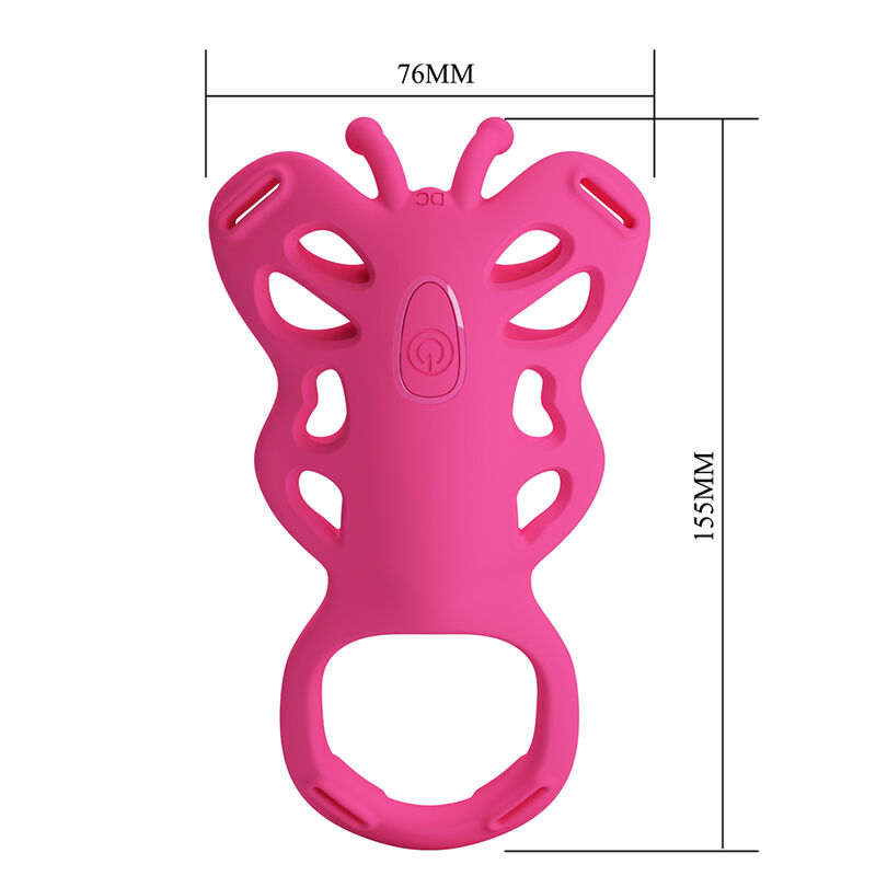 Pretty Love - Butterfly App Control Panty Massager Pink - Image 8